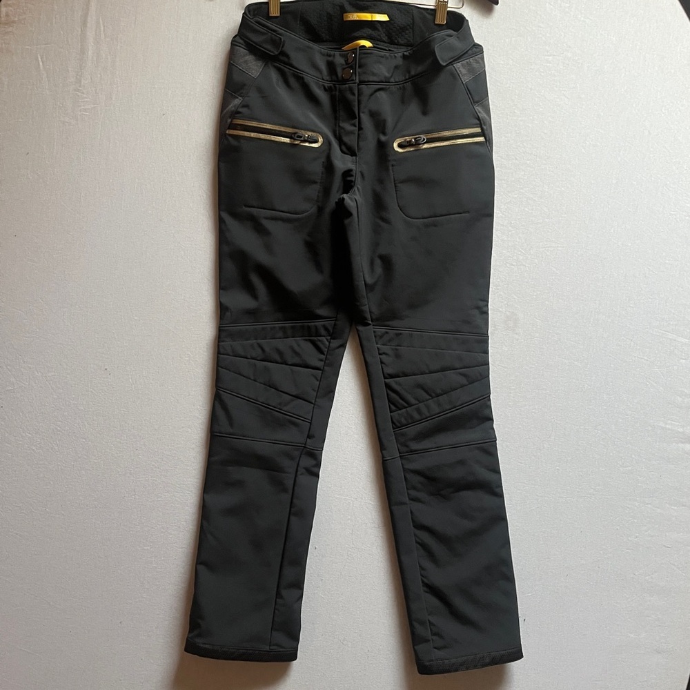 Lole Womens Black Insulated Ski Snow Pants Fleece Lined Sz M